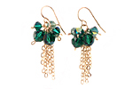 Yumi Chen Designs- Todi Collection :  swarovski todi collection ernite green green