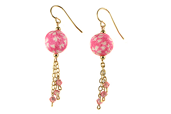 Kimono Earrings : Yumi Chen Designs :  kimono designer jewelry kimono earrings