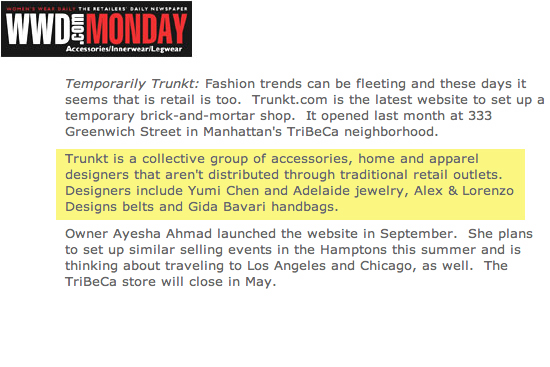 WWD, March 2005